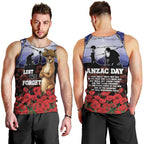 ANZAC Day Men Tank Top Lest We Forget