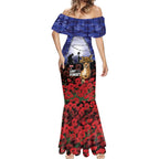 ANZAC Day Mermaid Dress Lest We Forget
