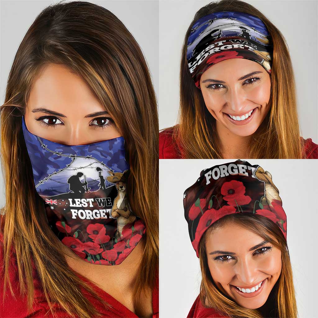 ANZAC Day Neck Gaiter Lest We Forget