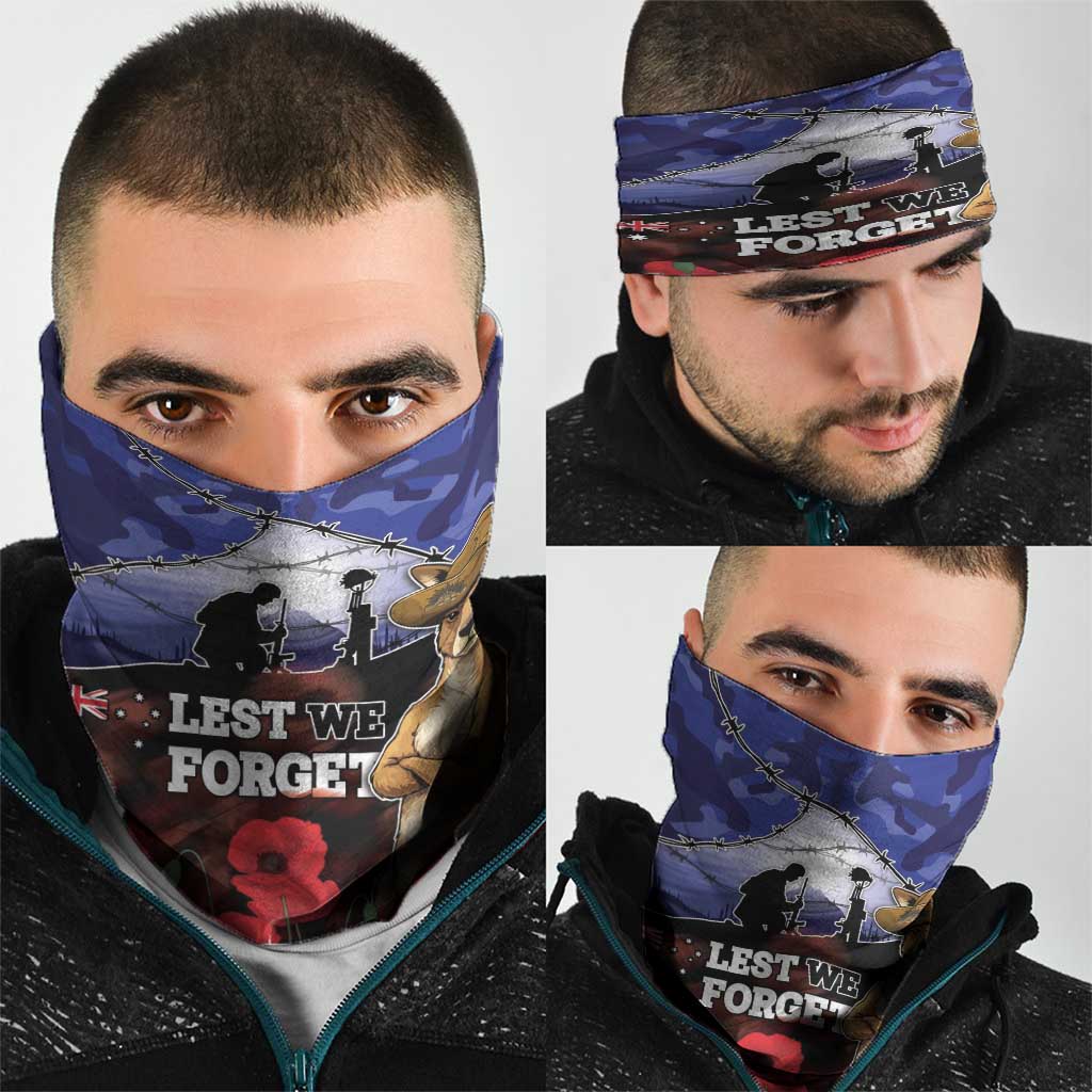 ANZAC Day Neck Gaiter Lest We Forget
