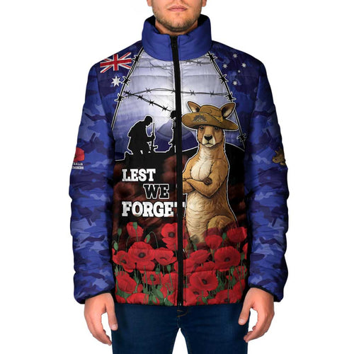 ANZAC Day Padded Jacket Lest We Forget