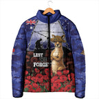 ANZAC Day Padded Jacket Lest We Forget