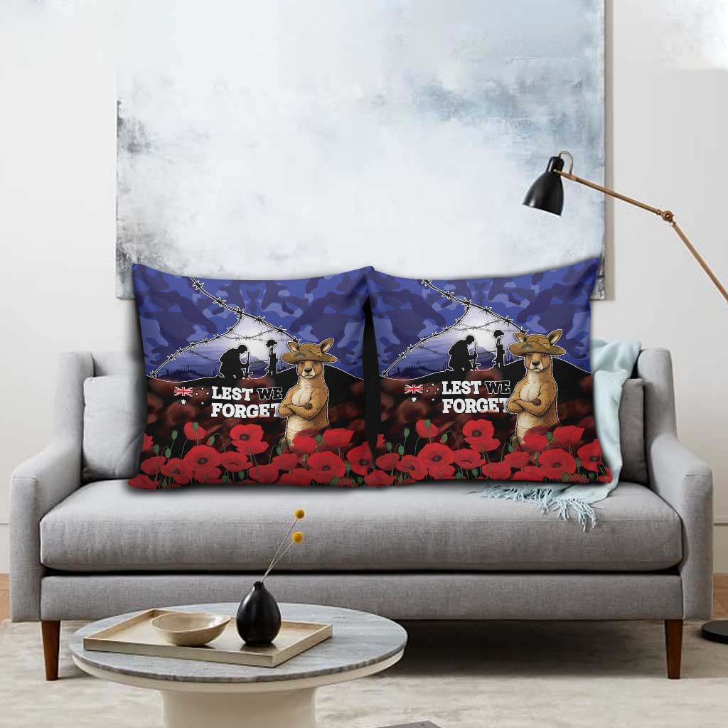 ANZAC Day Pillow Cover Lest We Forget