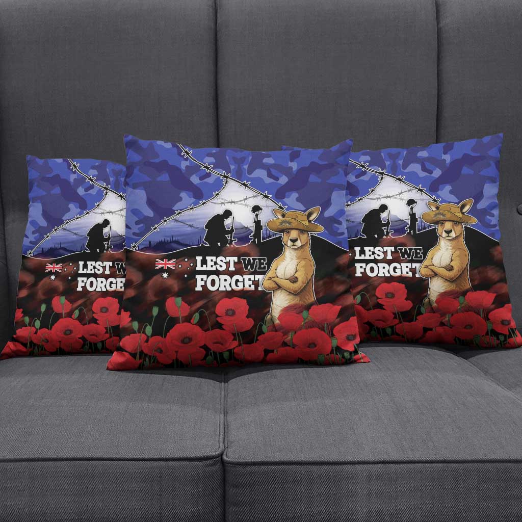 ANZAC Day Pillow Cover Lest We Forget
