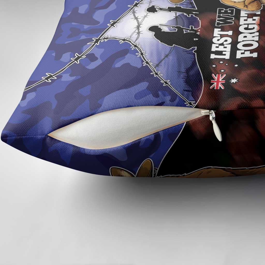 ANZAC Day Pillow Cover Lest We Forget
