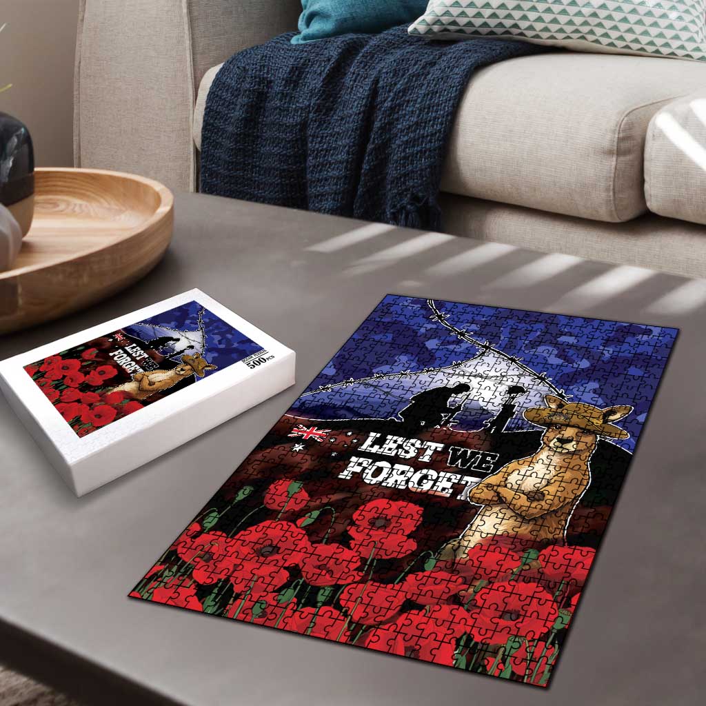 ANZAC Day Puzzle Lest We Forget