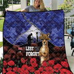 ANZAC Day Quilt Lest We Forget