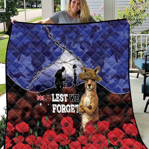 ANZAC Day Quilt Lest We Forget