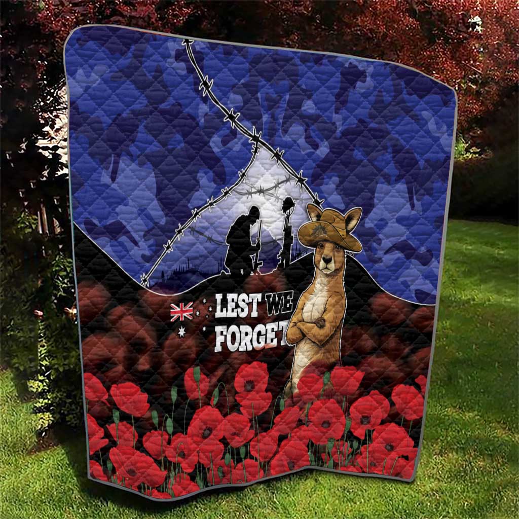 ANZAC Day Quilt Lest We Forget