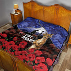 ANZAC Day Quilt Lest We Forget