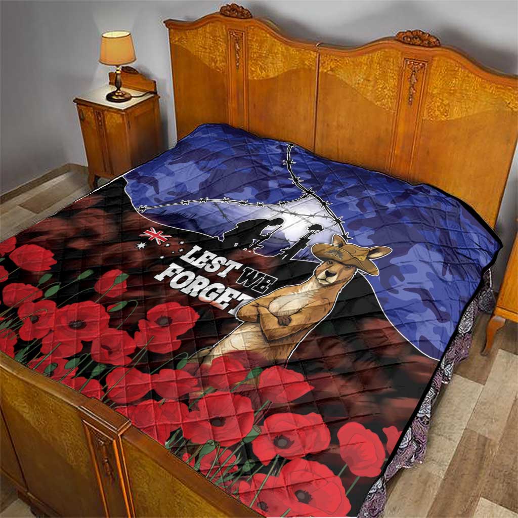 ANZAC Day Quilt Lest We Forget