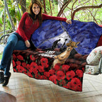 ANZAC Day Quilt Lest We Forget
