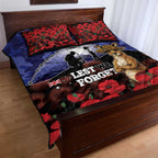 ANZAC Day Quilt Bed Set Lest We Forget