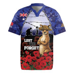 ANZAC Day Rugby Jersey Lest We Forget