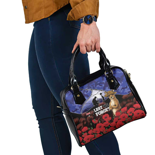 ANZAC Day Shoulder Handbag Lest We Forget