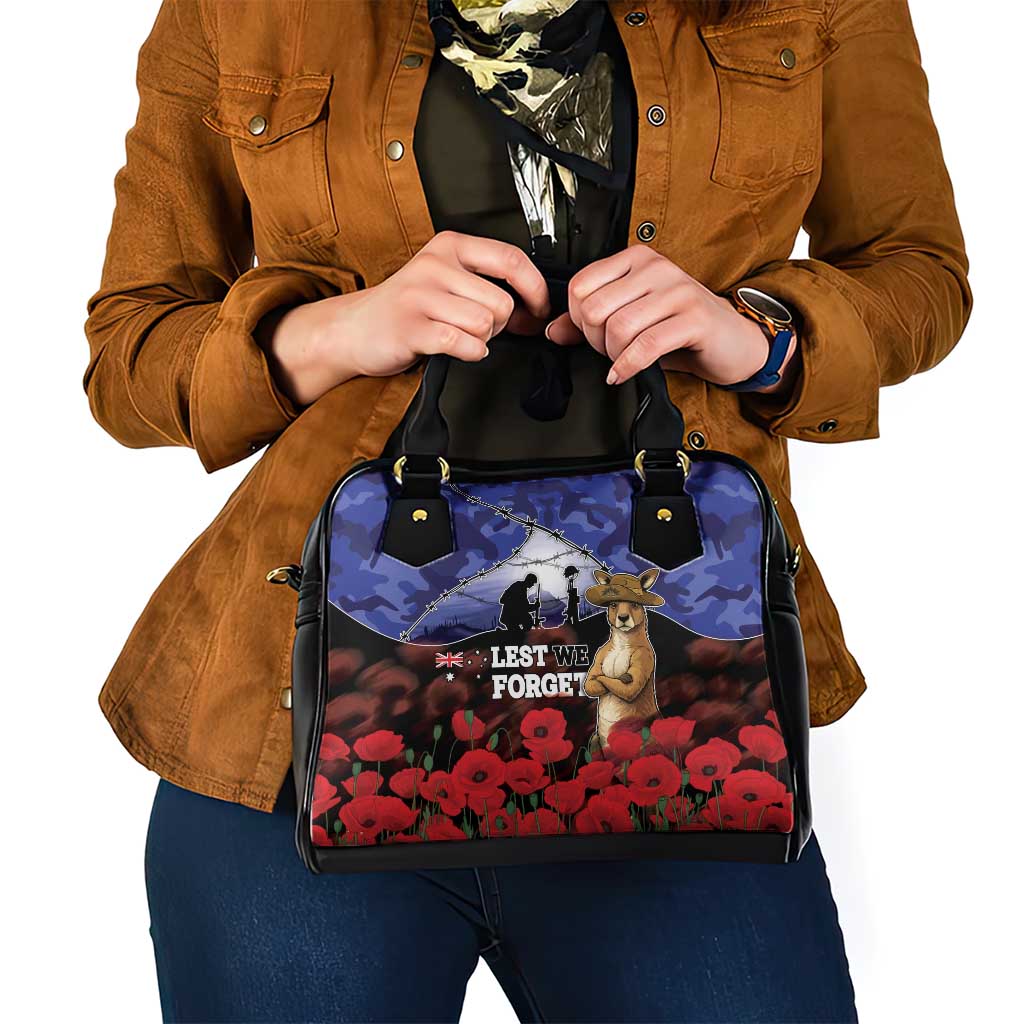 ANZAC Day Shoulder Handbag Lest We Forget