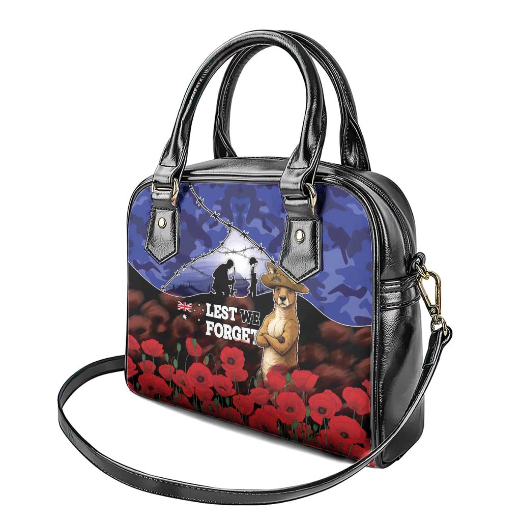 ANZAC Day Shoulder Handbag Lest We Forget