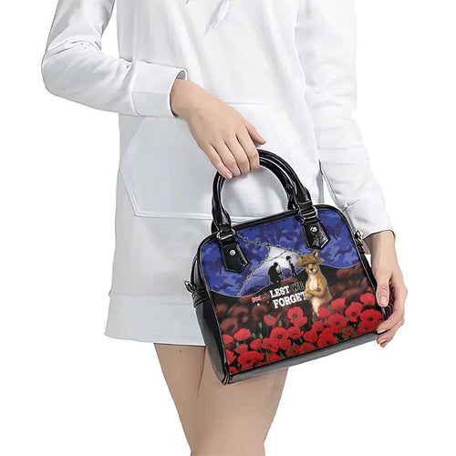 ANZAC Day Shoulder Handbag Lest We Forget