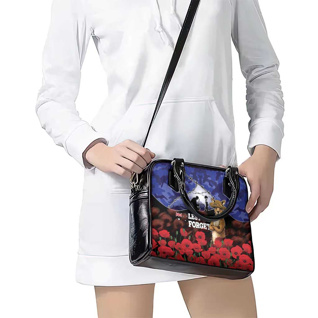 ANZAC Day Shoulder Handbag Lest We Forget