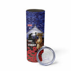 ANZAC Day Skinny Tumbler Lest We Forget