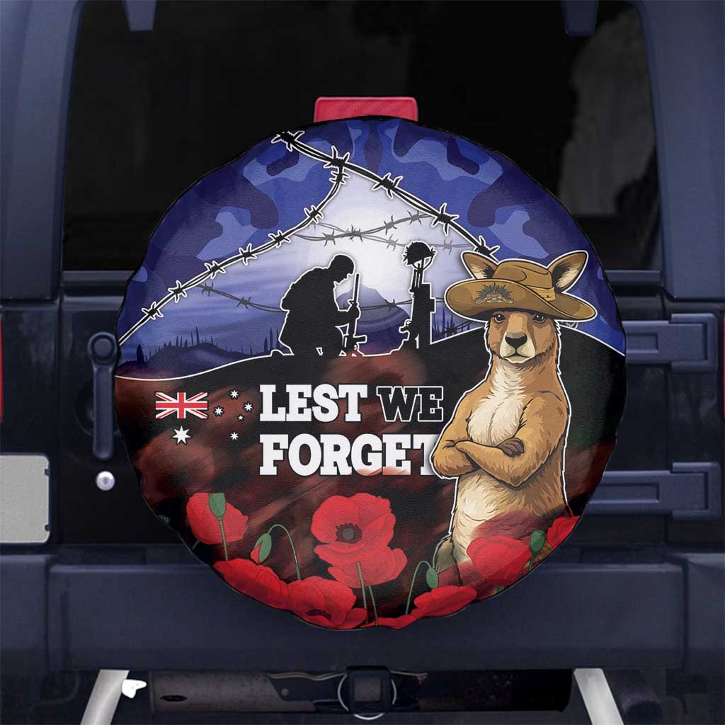 ANZAC Day Spare Tire Cover Lest We Forget
