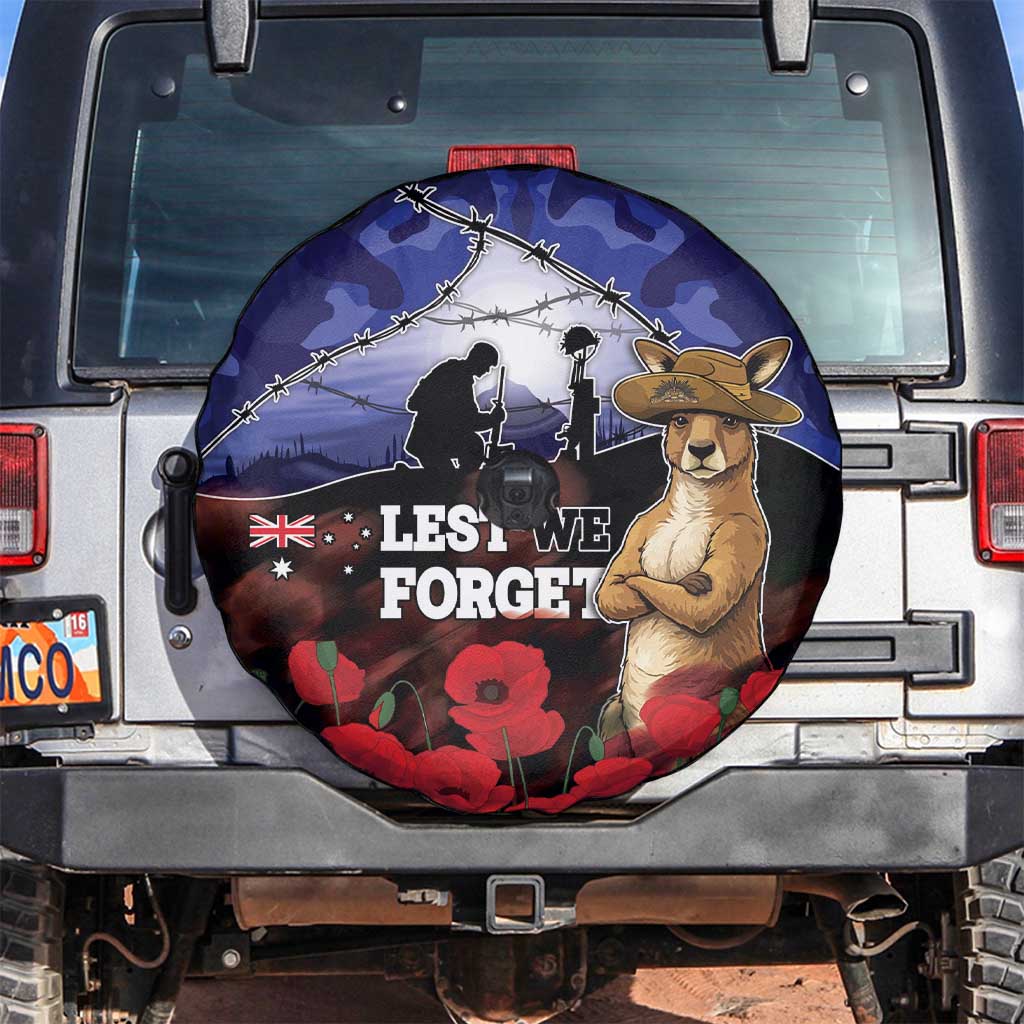 ANZAC Day Spare Tire Cover Lest We Forget