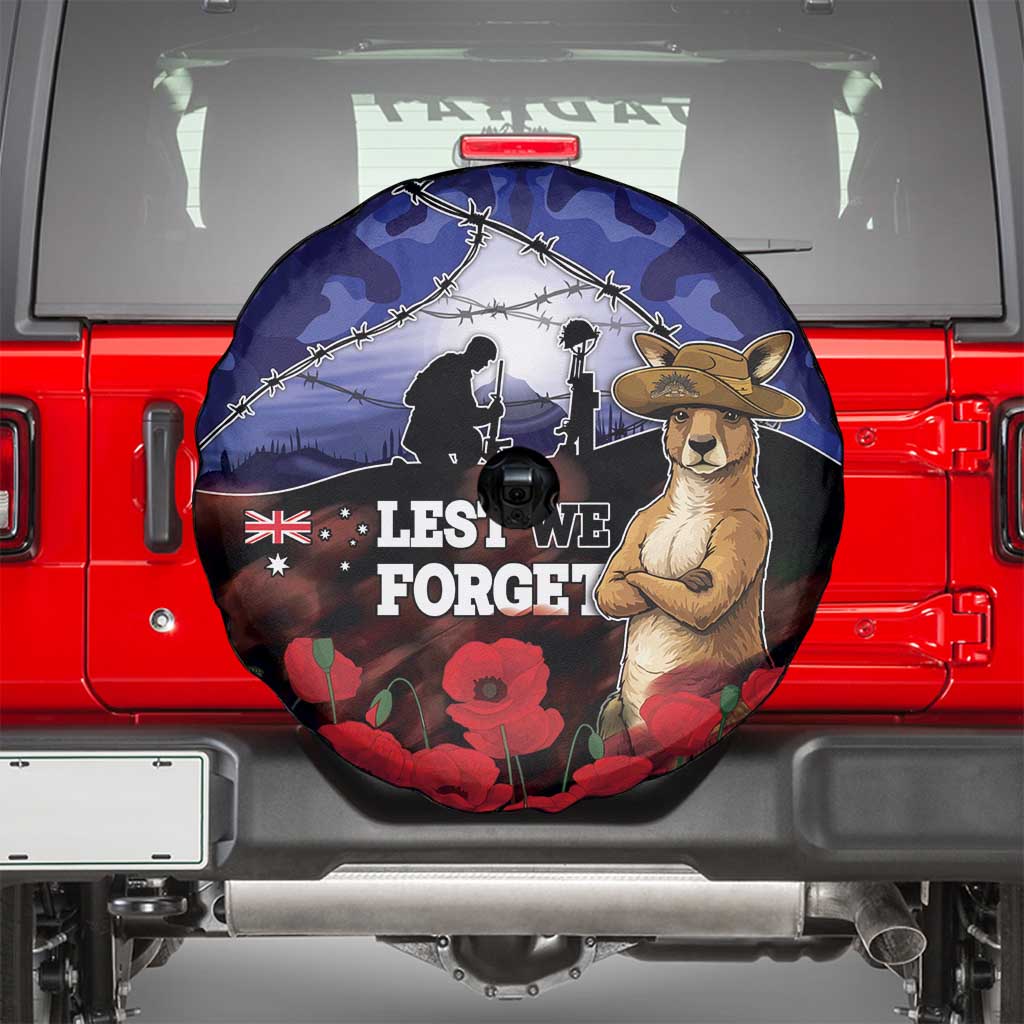 ANZAC Day Spare Tire Cover Lest We Forget