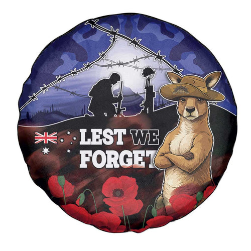 ANZAC Day Spare Tire Cover Lest We Forget
