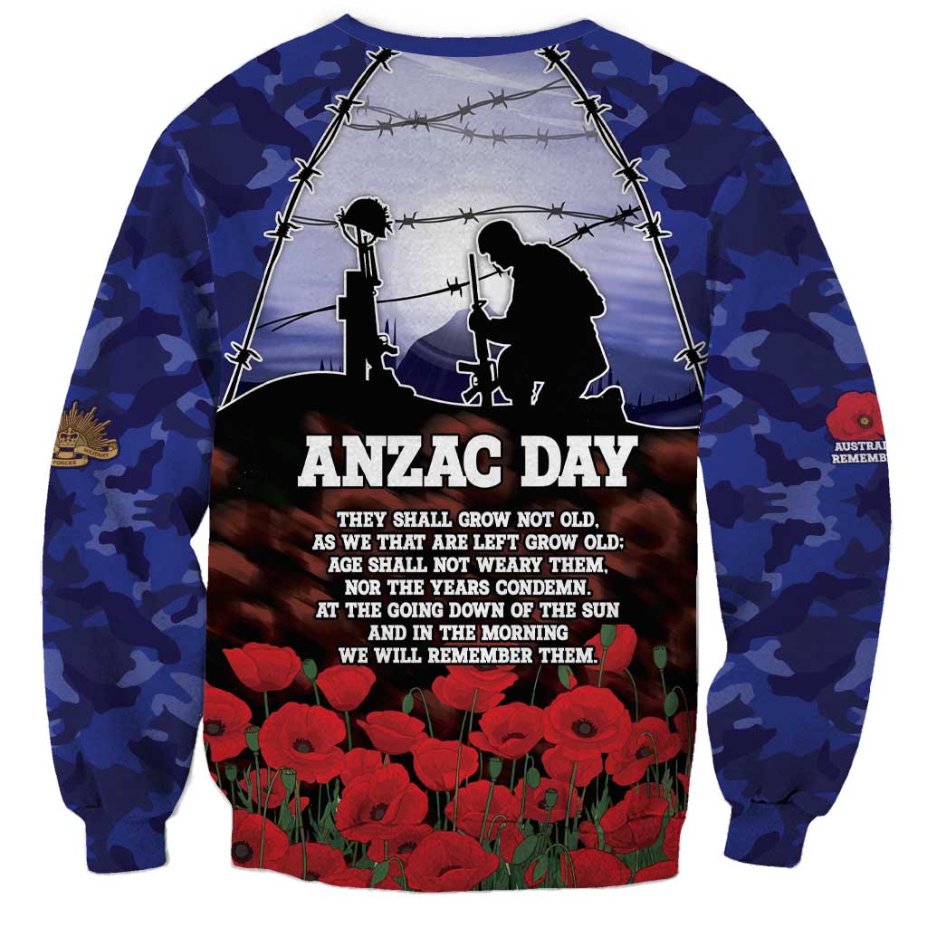 ANZAC Day Sweatshirt Lest We Forget