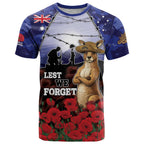 ANZAC Day T Shirt Lest We Forget