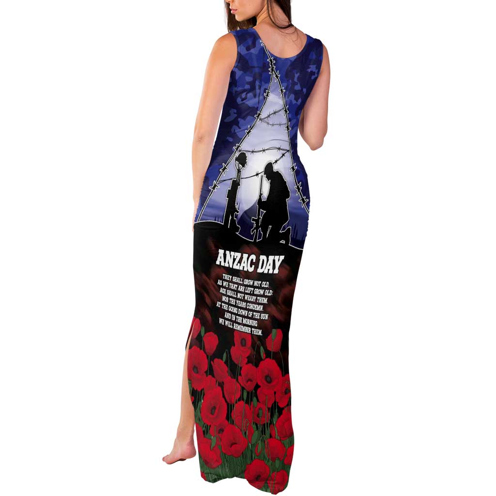ANZAC Day Tank Maxi Dress Lest We Forget