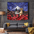 ANZAC Day Tapestry Lest We Forget