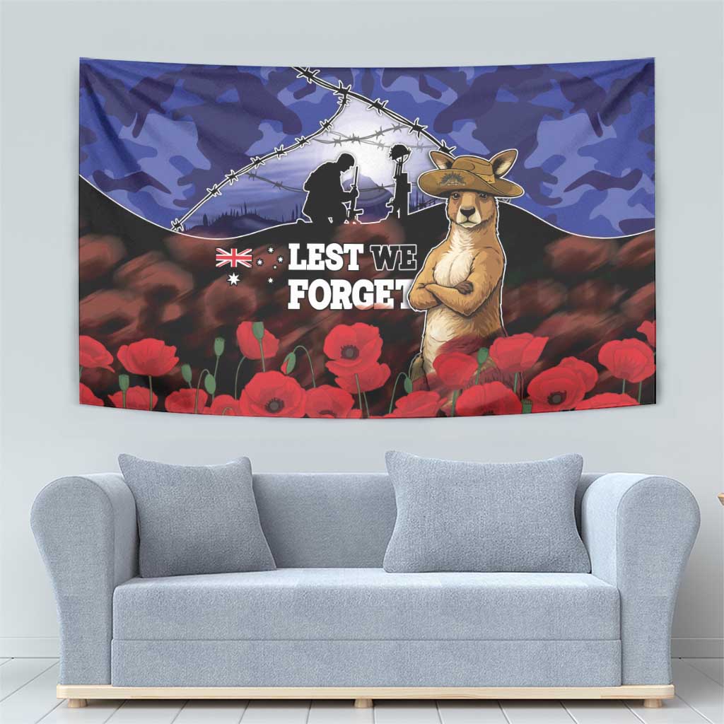 ANZAC Day Tapestry Lest We Forget