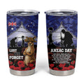 ANZAC Day Tumbler Cup Lest We Forget