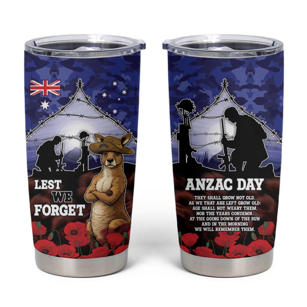 ANZAC Day Tumbler Cup Lest We Forget