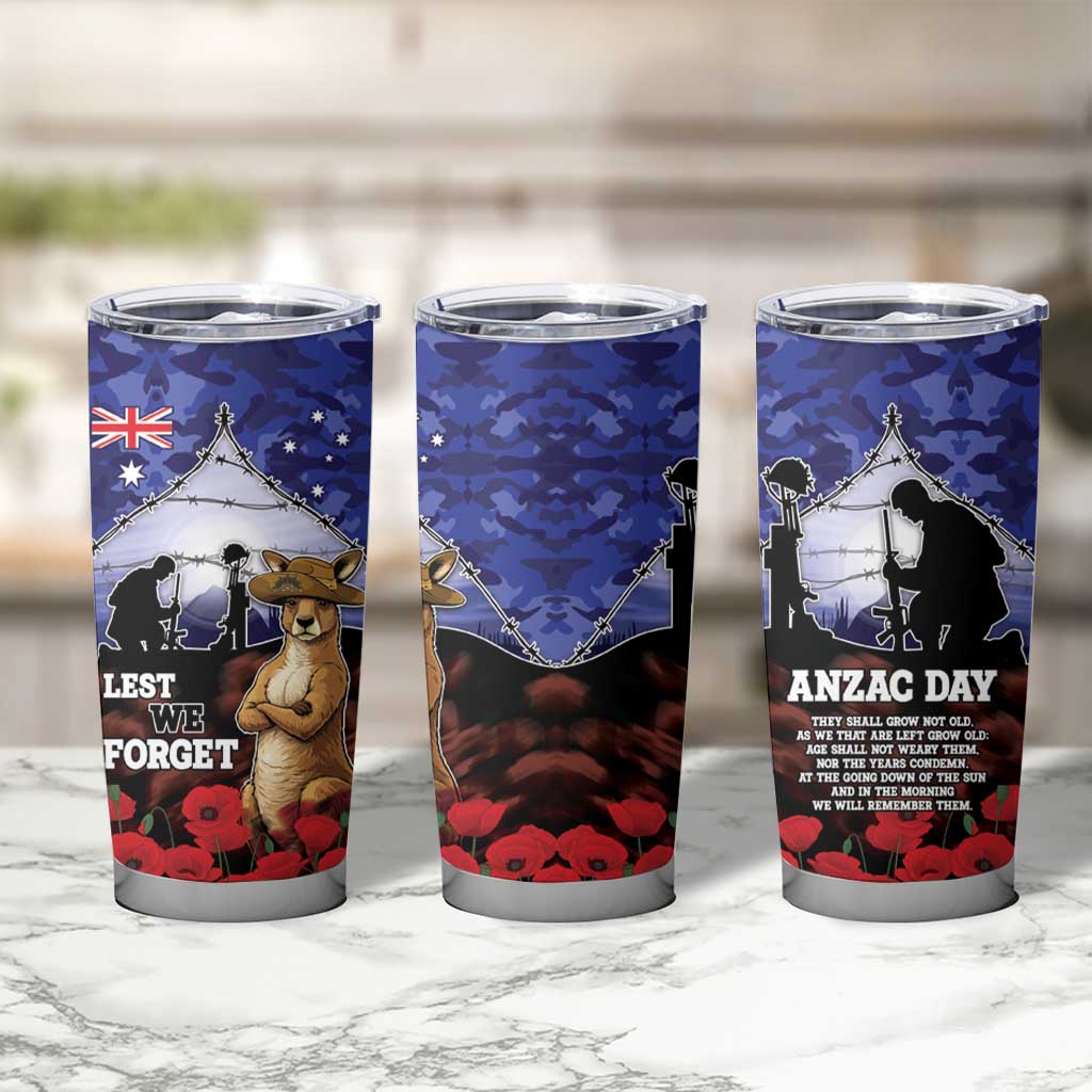 ANZAC Day Tumbler Cup Lest We Forget
