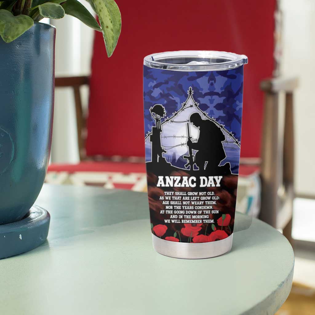ANZAC Day Tumbler Cup Lest We Forget