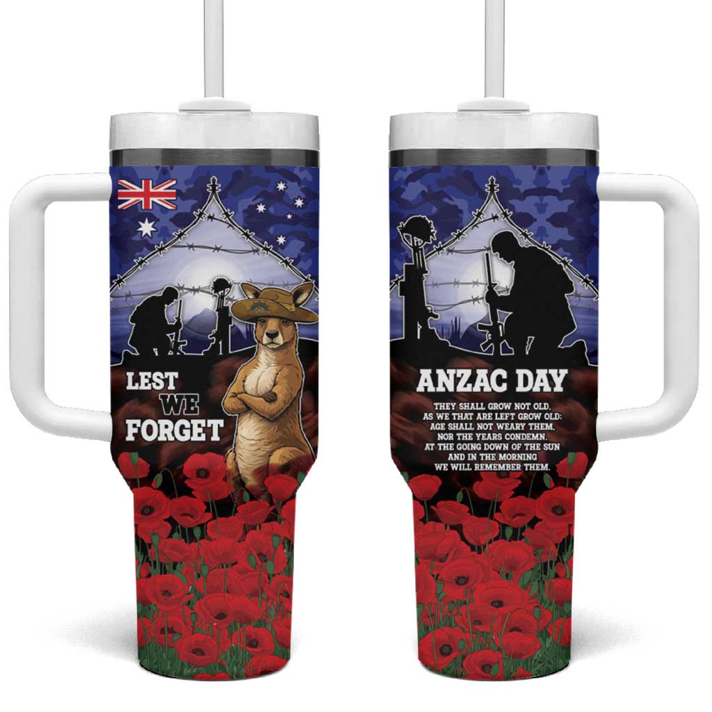 ANZAC Day Tumbler With Handle Lest We Forget