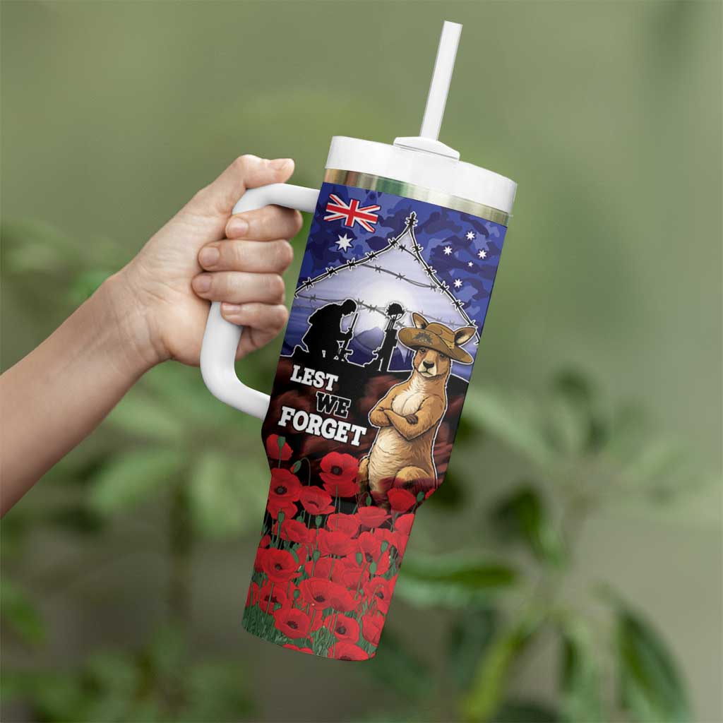 ANZAC Day Tumbler With Handle Lest We Forget