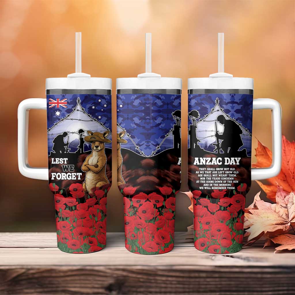 ANZAC Day Tumbler With Handle Lest We Forget