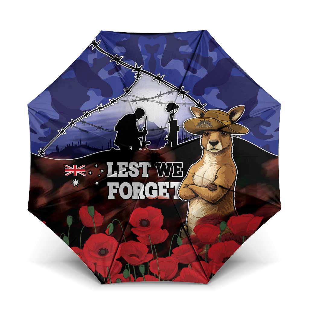 ANZAC Day Umbrella Lest We Forget