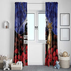 ANZAC Day Window Curtain Lest We Forget