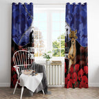 ANZAC Day Window Curtain Lest We Forget