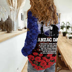 ANZAC Day Women Casual Shirt Lest We Forget