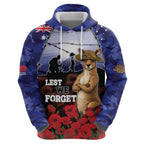 ANZAC Day Zip Hoodie Lest We Forget