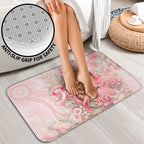 Breast Cancer Awareness Bathroom Set Mother Kangaroo And Ribbon Hope