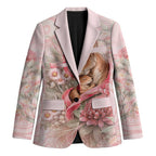 Personalised Breast Cancer Awareness Blazer Mother Kangaroo And Ribbon Hope