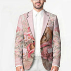 Personalised Breast Cancer Awareness Blazer Mother Kangaroo And Ribbon Hope