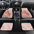Personalised Breast Cancer Awareness Car Mats Mother Kangaroo And Ribbon Hope