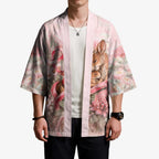 Personalised Breast Cancer Awareness Kimono Mother Kangaroo And Ribbon Hope